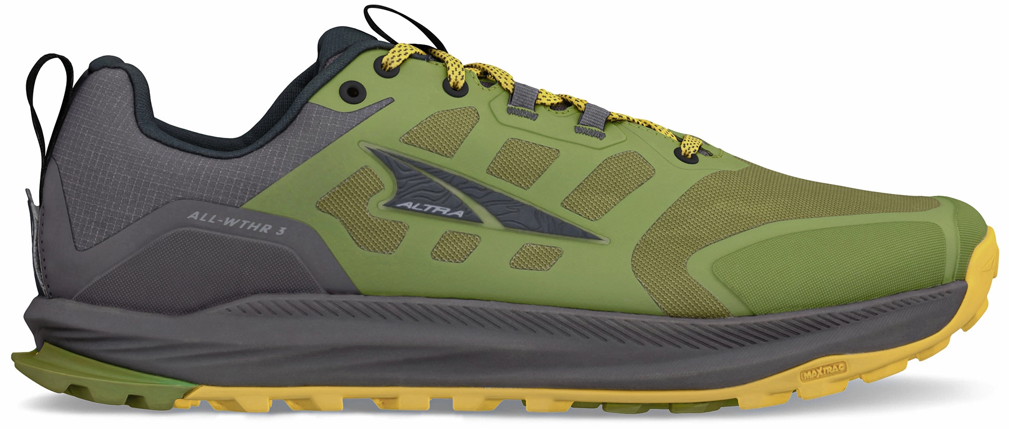 Altra Lone Peak 9 Waterproof Mens Trail Running Shoes - Green Altra running footwear