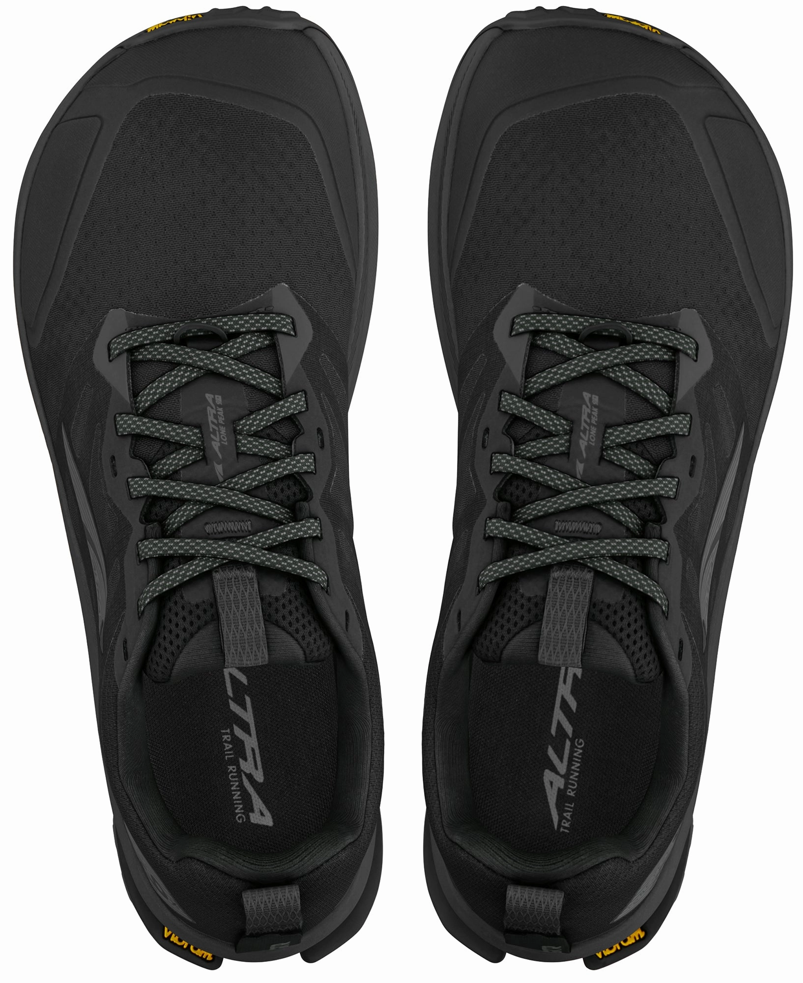 Altra Lone Peak 9  WIDE FIT Mens Trail Running Shoes - Black Long-Distance Running Shoes