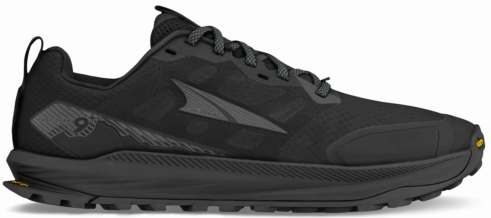 Altra Lone Peak 9  WIDE FIT Mens Trail Running Shoes - Black Altra running footwear