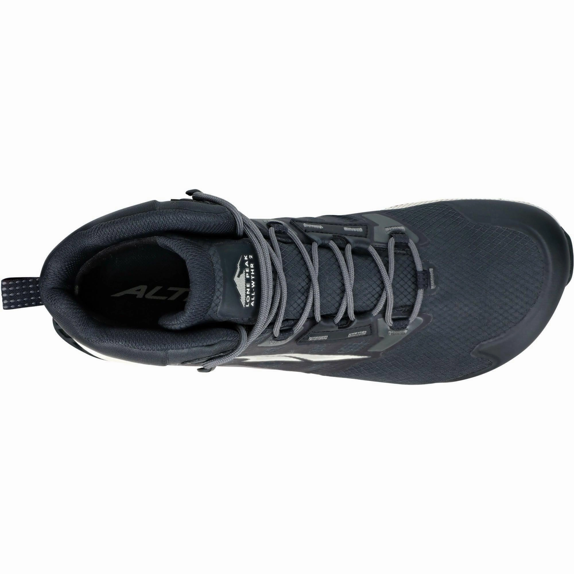 Altra Lone Peak All Weather 2 Mid Mens Walking Boots - Black Long-Distance Running Shoes