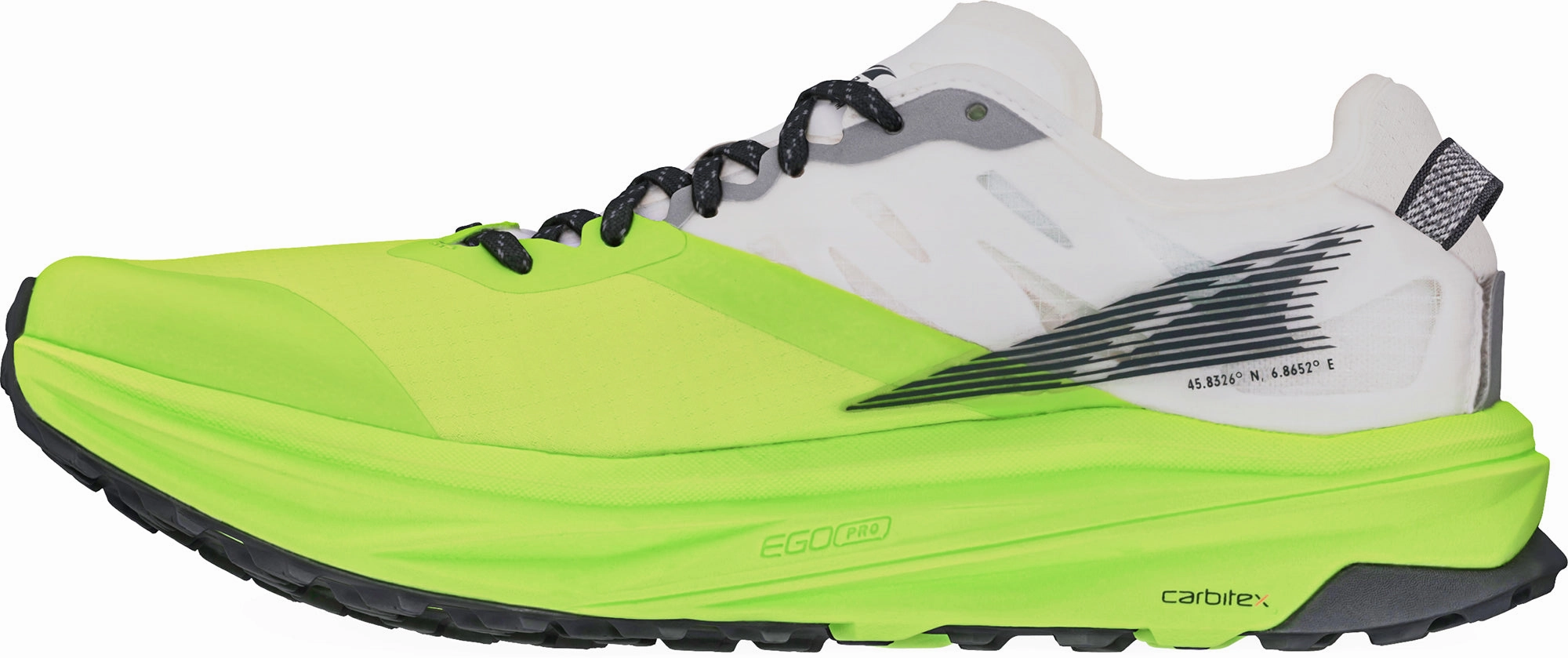 Altra Mont Blanc Carbon Mens Trail Running Shoes - White Long-Distance Running Shoes