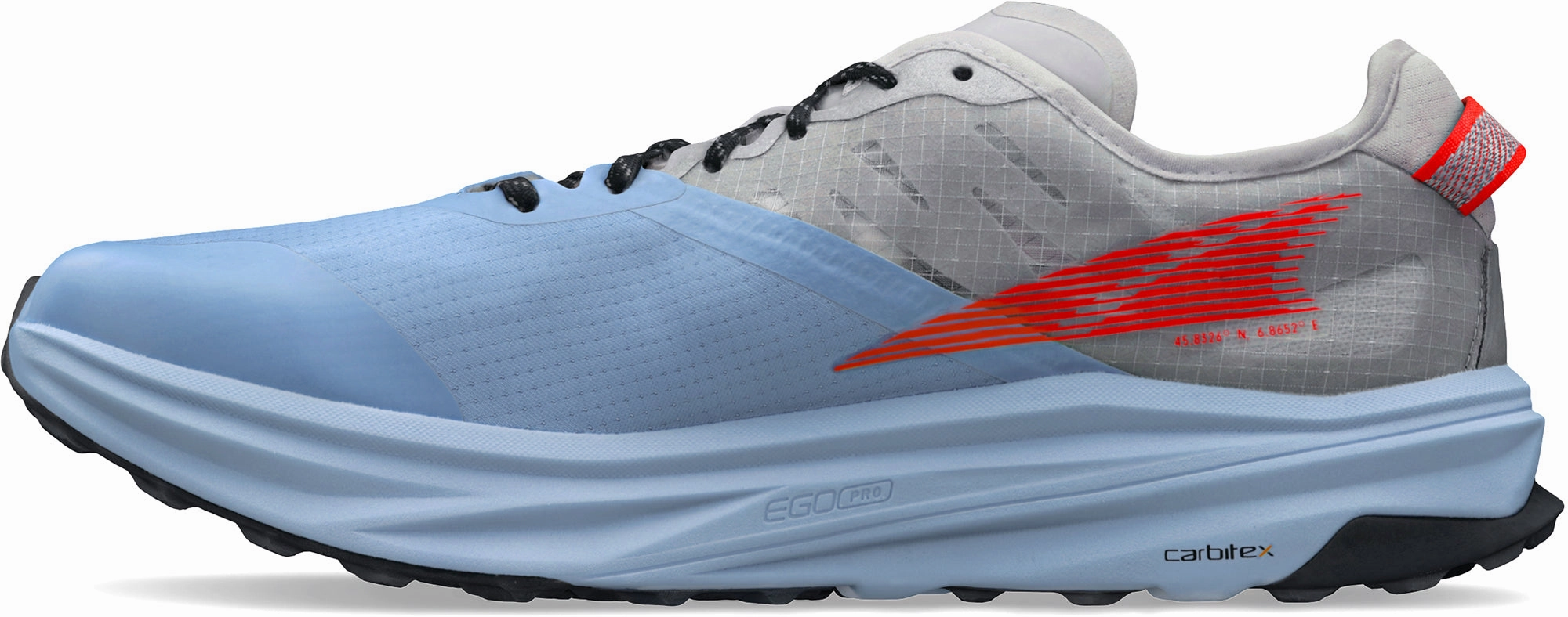 Altra Mont Blanc Carbon Womens Trail Running Shoes - Grey Long-Distance Running Shoes