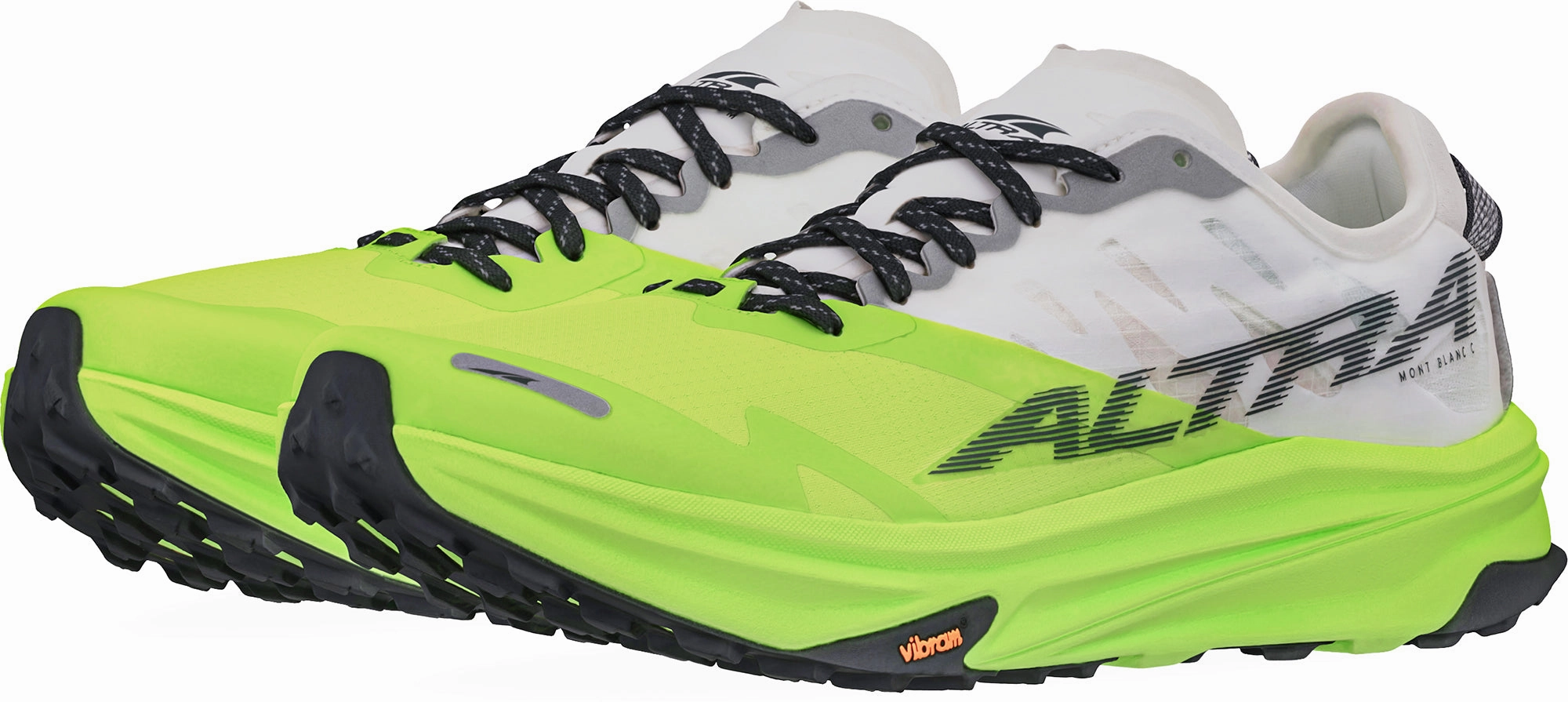 Altra Mont Blanc Carbon Womens Trail Running Shoes - White Long-Distance Running Shoes