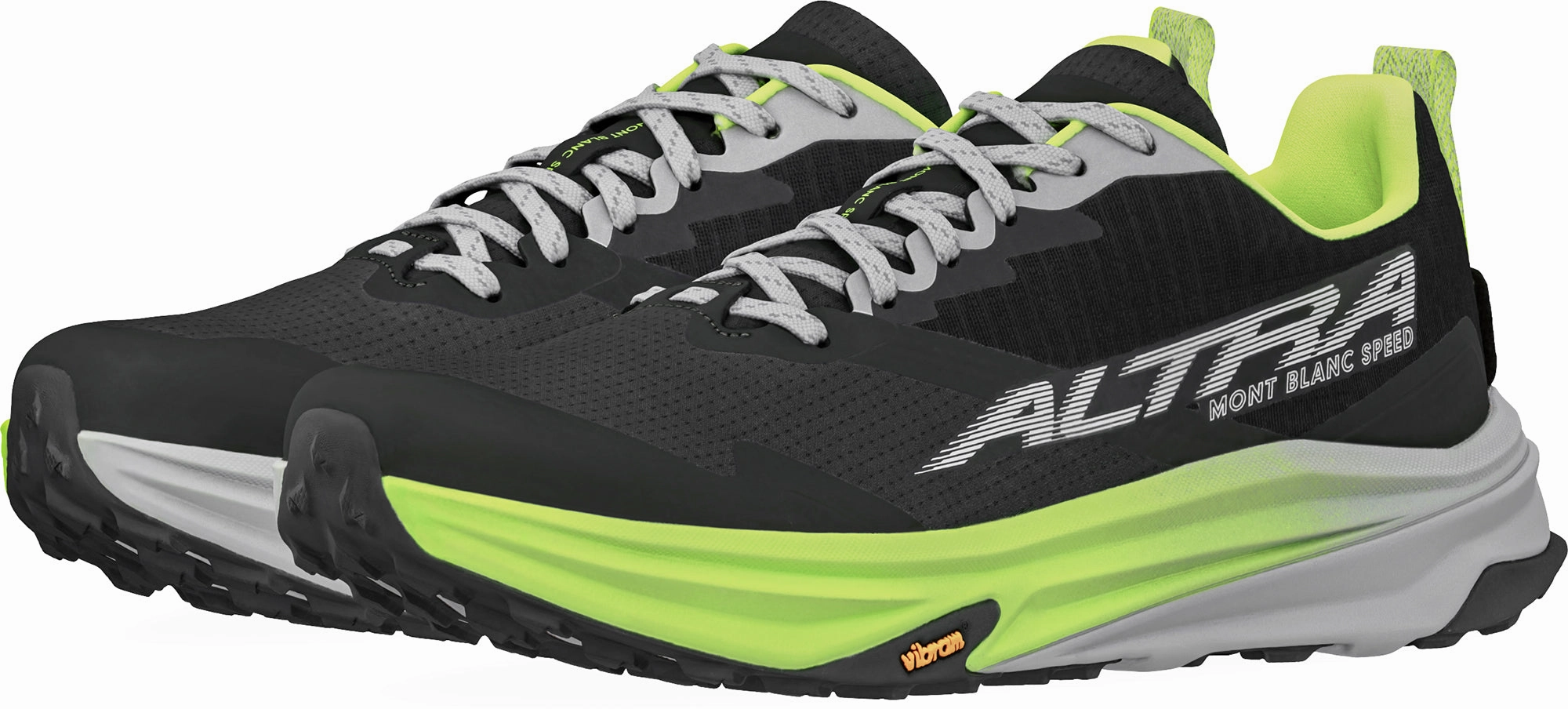 Altra Mont Blanc Speed Mens Trail Running Shoes - Black Long-Distance Running Shoes