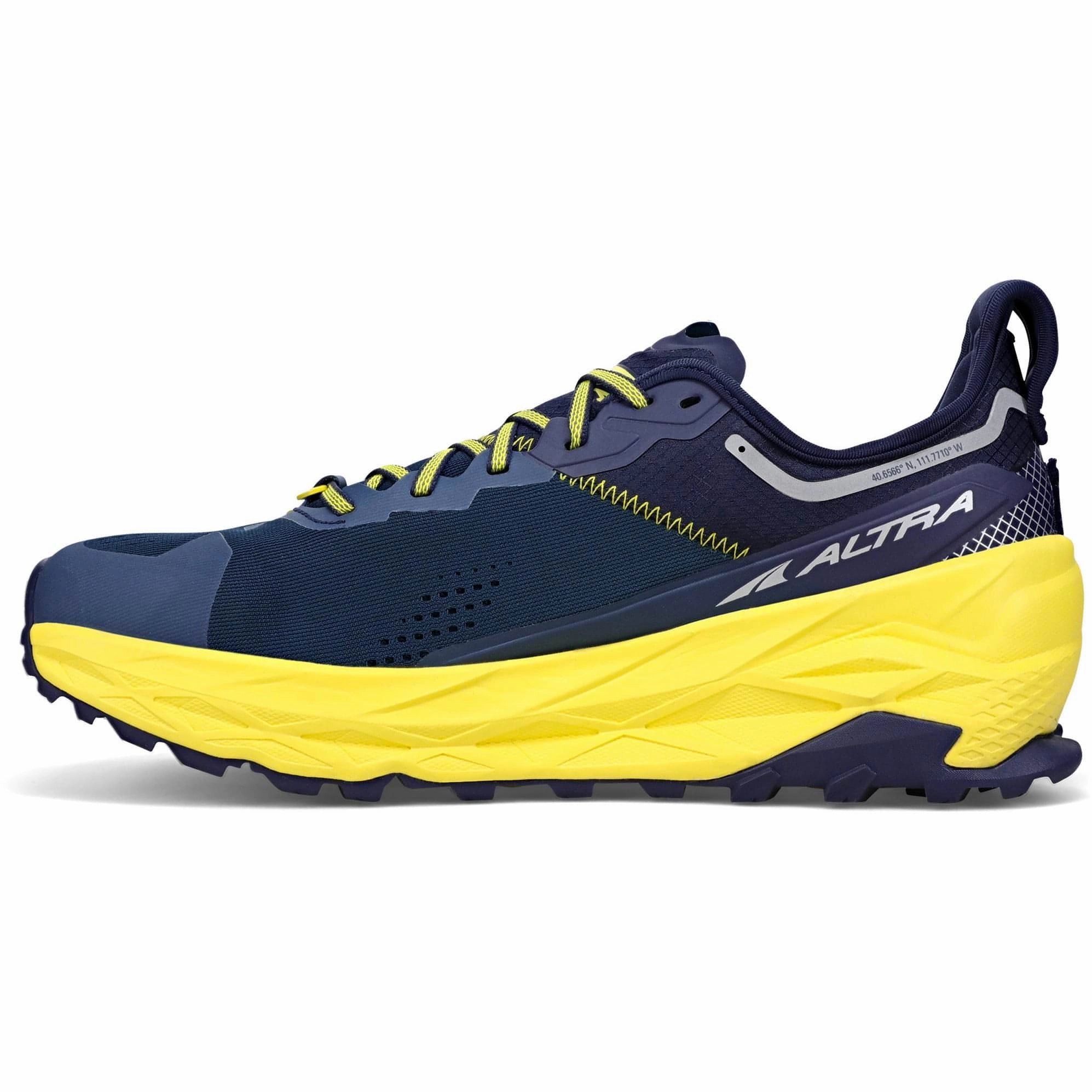 Altra Olympus 5 Mens Trail Running Shoes - Navy Long-Distance Running Shoes