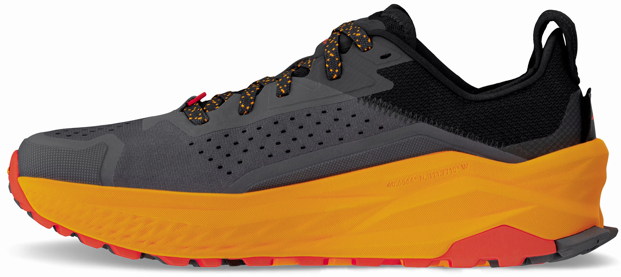 Altra Olympus 6 Mens Trail Running Shoes - Black Long-Distance Running Shoes