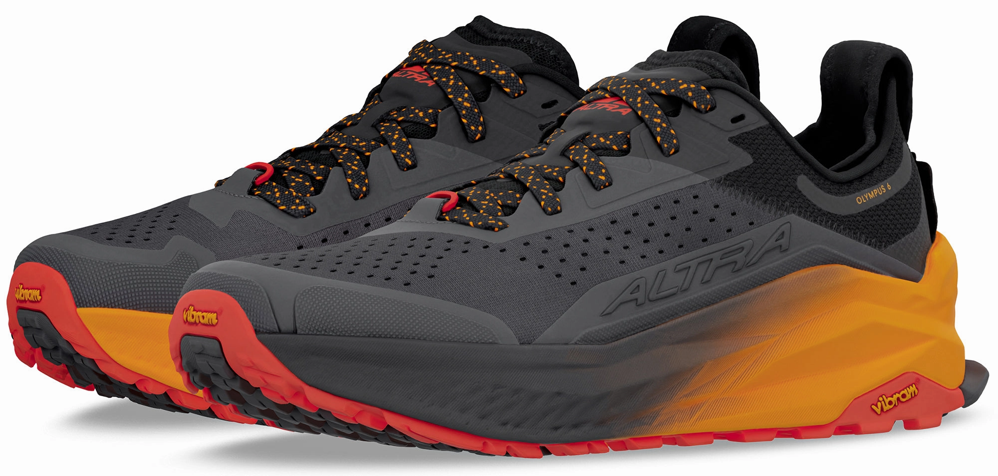 Altra Olympus 6 Mens Trail Running Shoes - Black Long-Distance Running Shoes