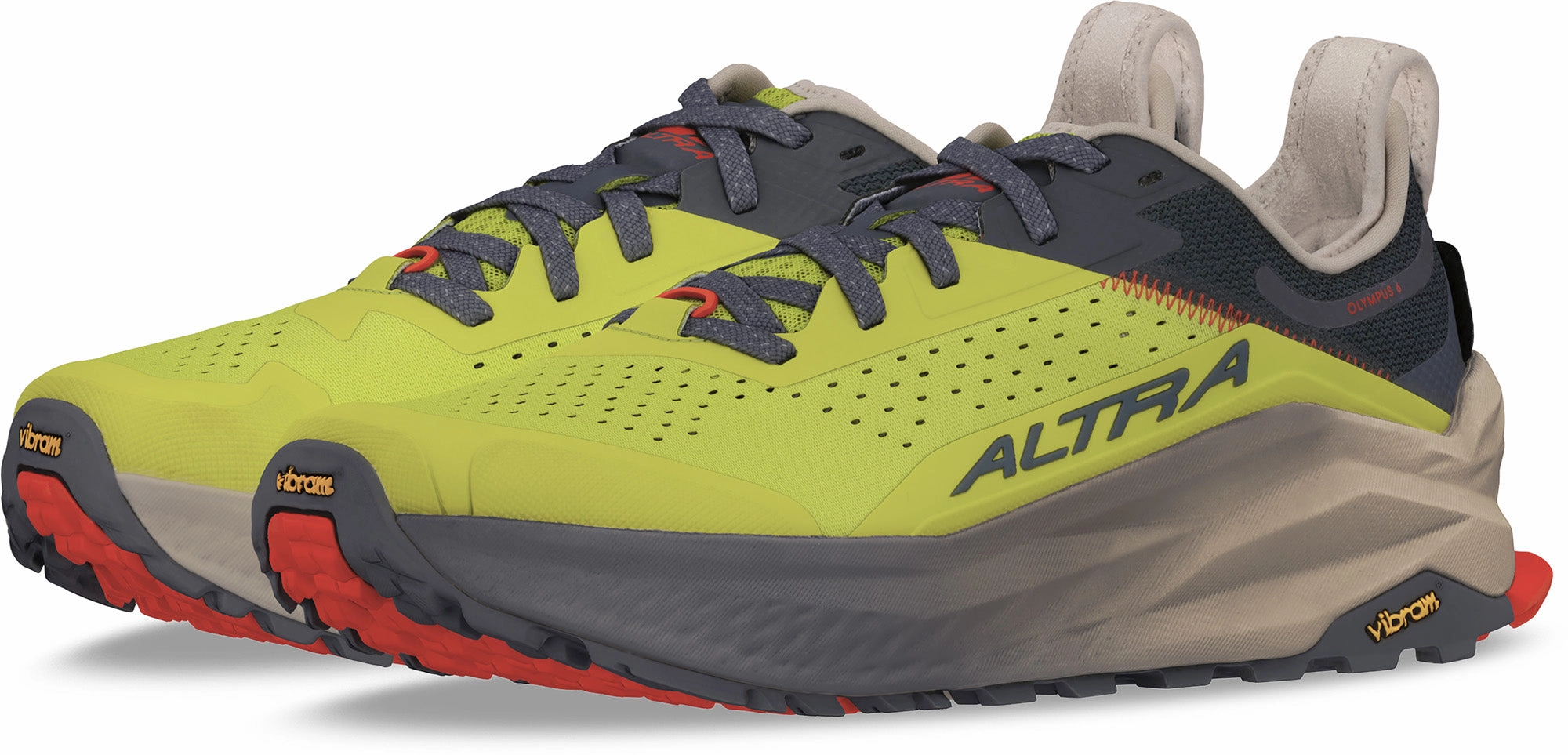 Altra Olympus 6 Mens Trail Running Shoes - Green Long-Distance Running Shoes