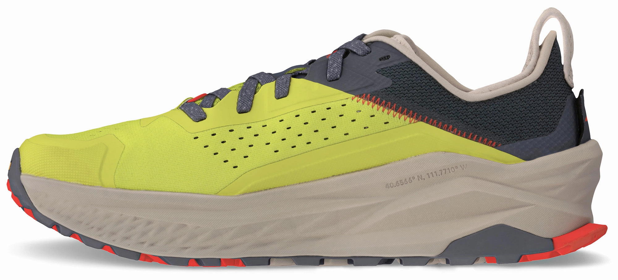 Altra Olympus 6 Mens Trail Running Shoes - Green Long-Distance Running Shoes