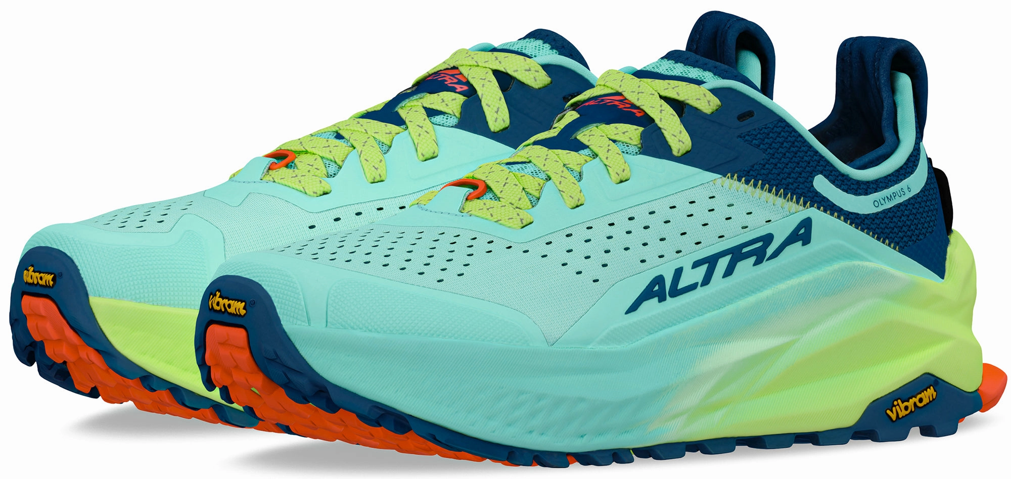 Altra Olympus 6 Womens Trail Running Shoes - Green Long-Distance Running Shoes