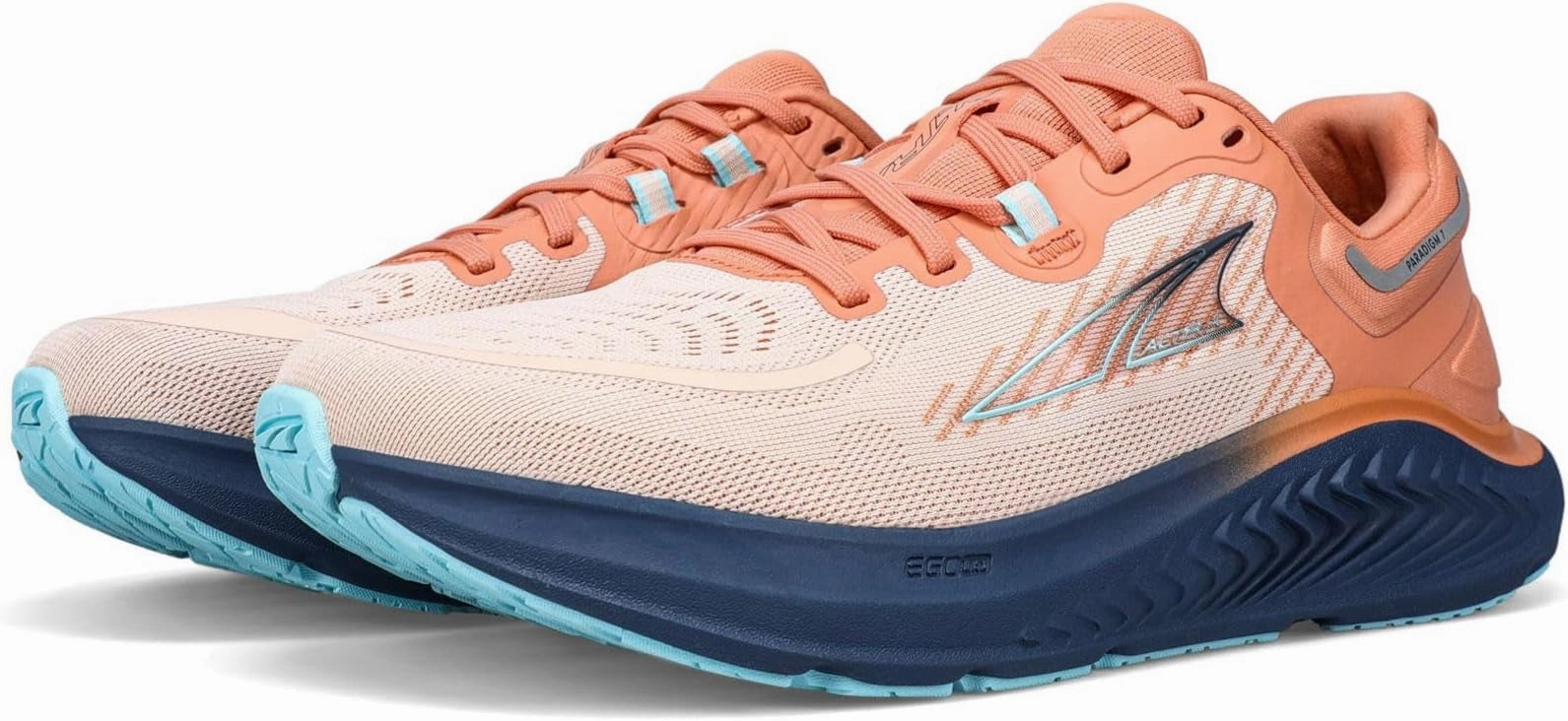 Altra Paradigm 7 Womens Running Shoes - Orange Long-Distance Running Shoes