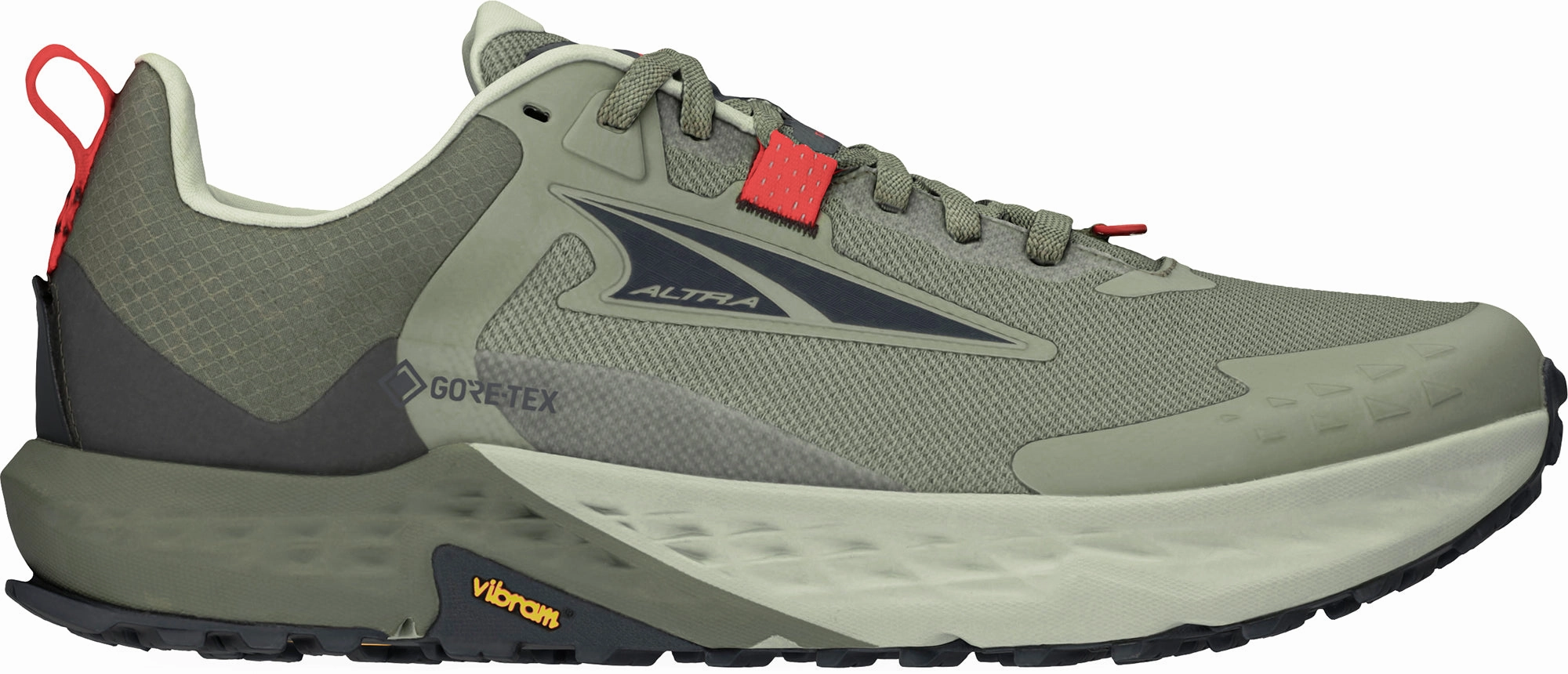 Altra Timp 5 GORE-TEX Mens Trail Running Shoes - Green Altra running footwear