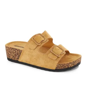 Andrea Double Strap Footbed Platform Sandals