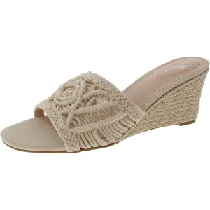 ANDRREA 7 Womens Laceless Woven Wedge Sandals