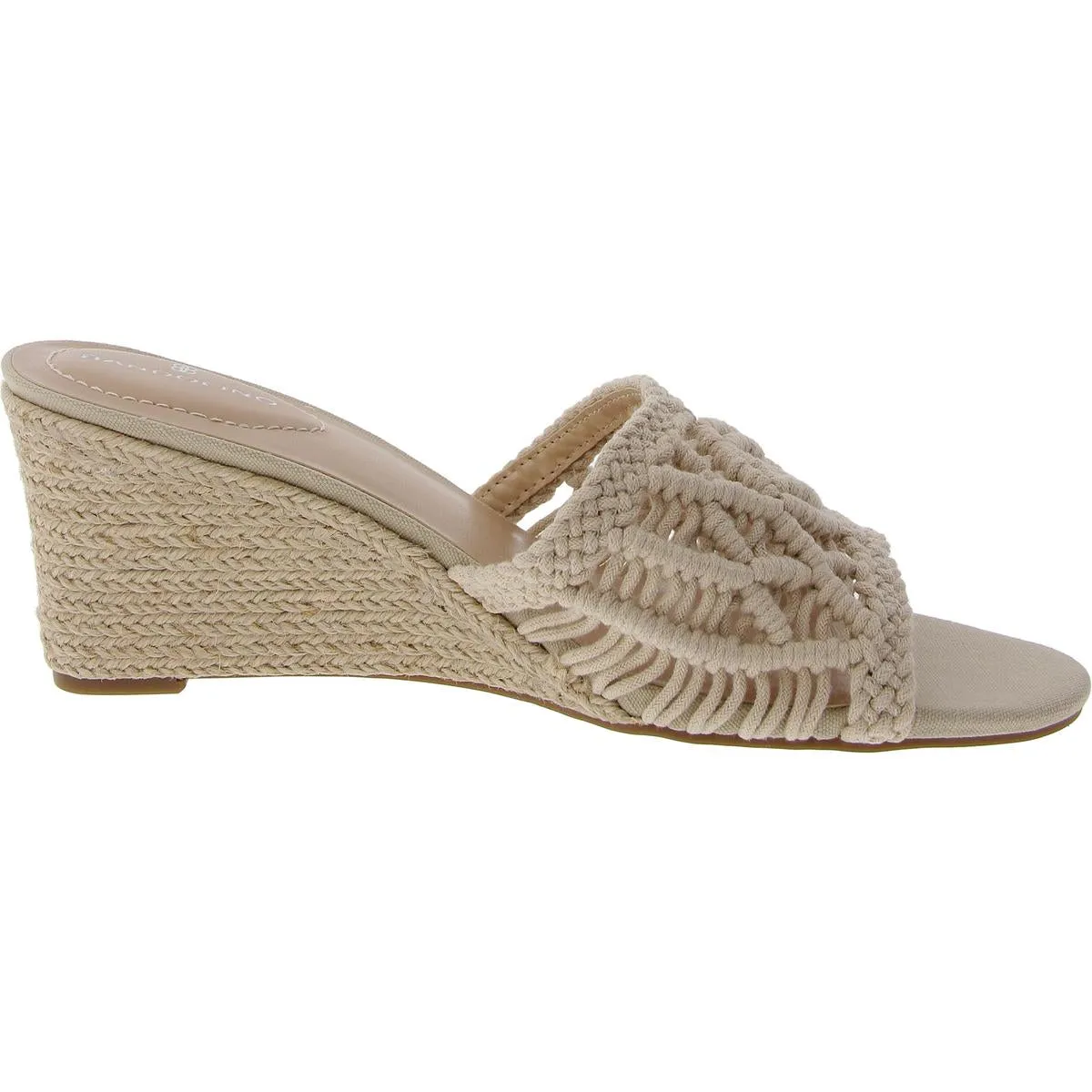 ANDRREA 7 Womens Laceless Woven Wedge Sandals