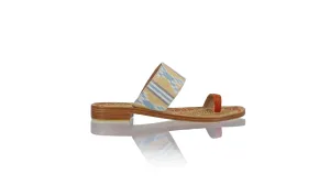 Arini 20mm Flat - Orange & Sunny Blue LineEndek