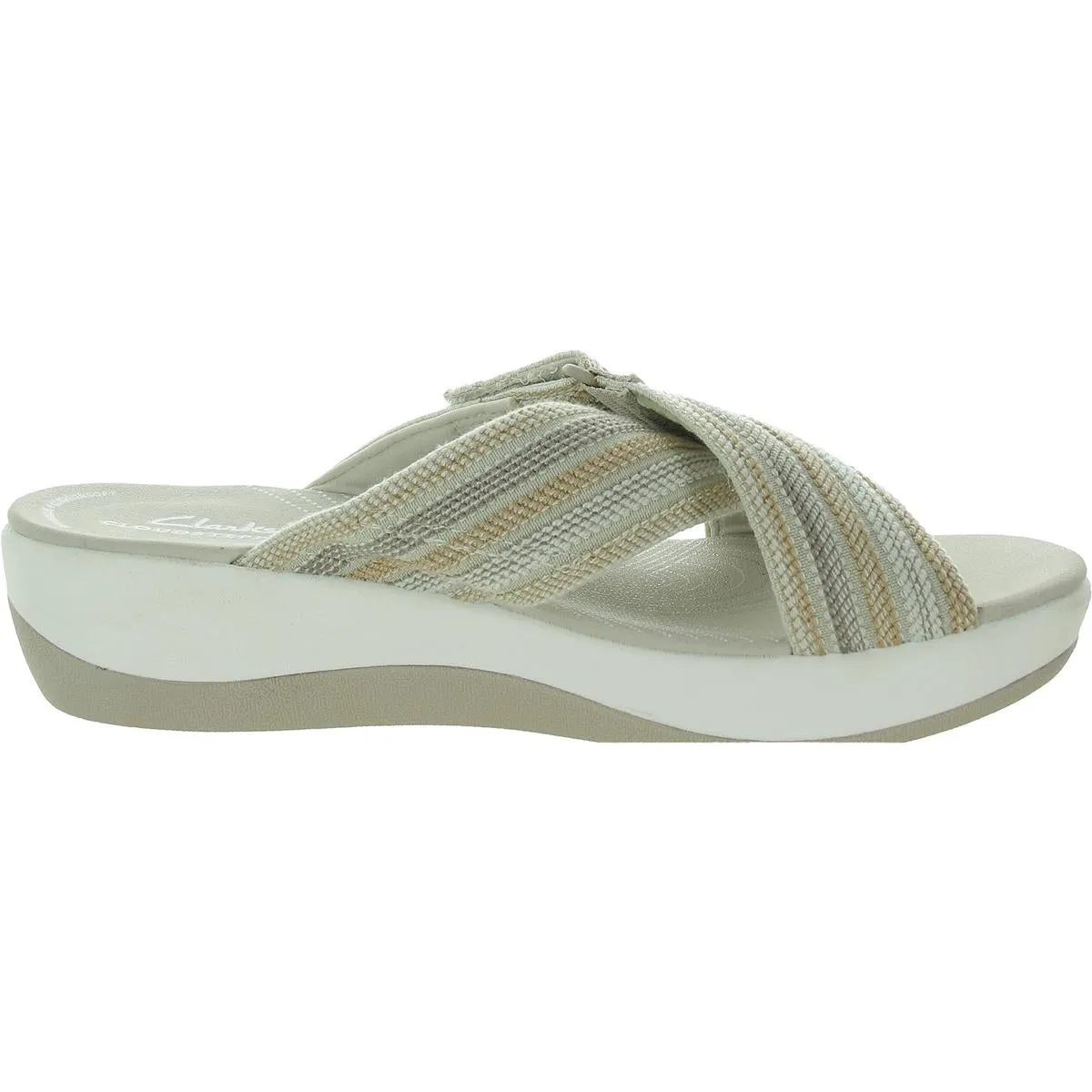 Arla Wave Womens Adjustable Manmade Slide Sandals