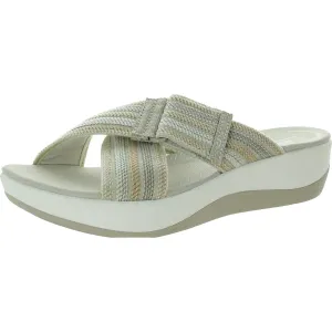 Arla Wave Womens Adjustable Manmade Slide Sandals