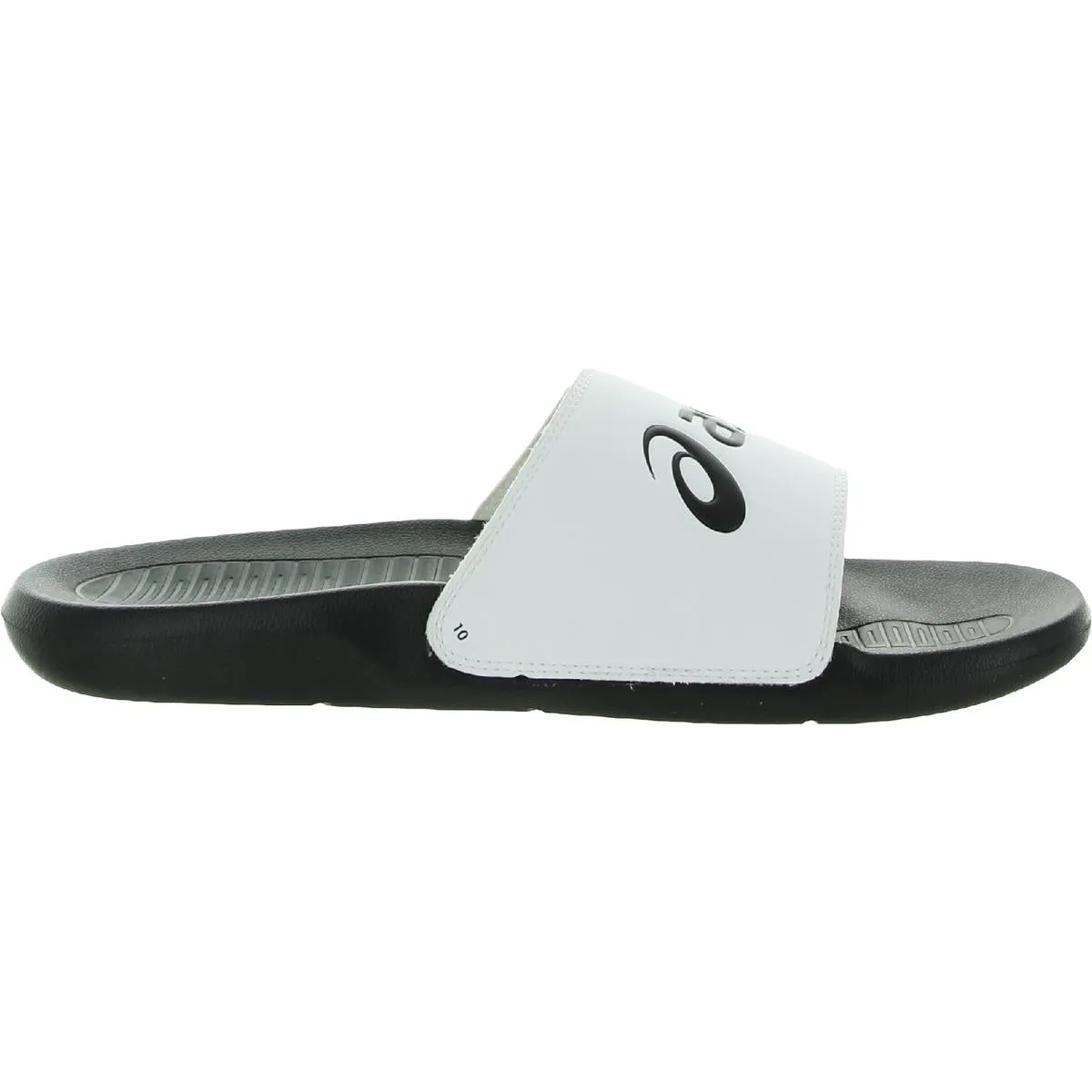 AS003 Womens Faux Leather Slip-On Pool Slides
