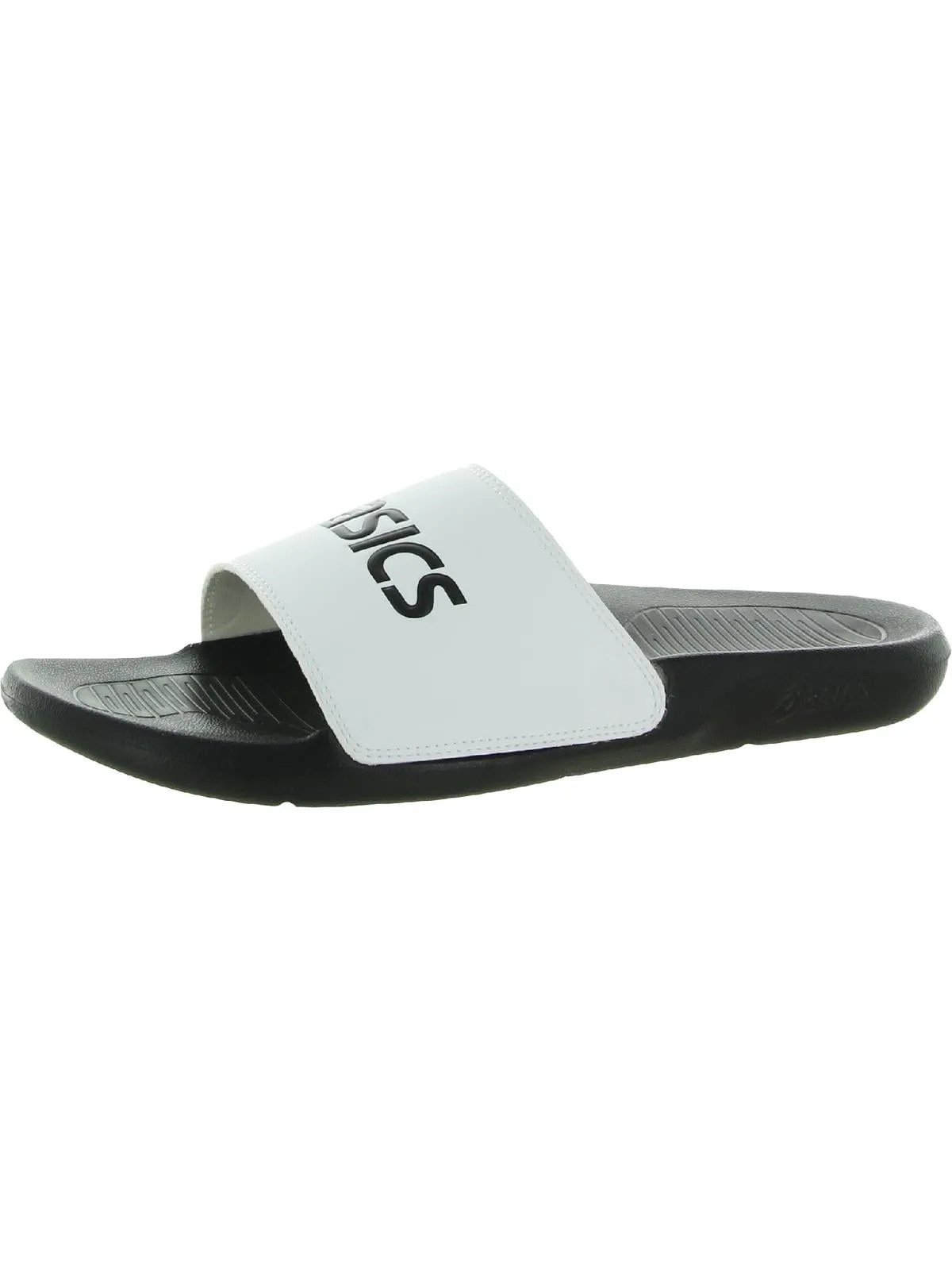 AS003 Womens Faux Leather Slip-On Pool Slides