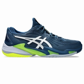 Asics Court FF 3 Men Tennis Shoes - Mako Blue/White Asics tennis shoes