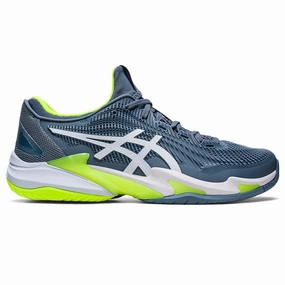 Asics Court FF 3 Tennis Shoes - Steel Blue/White Asics tennis shoes