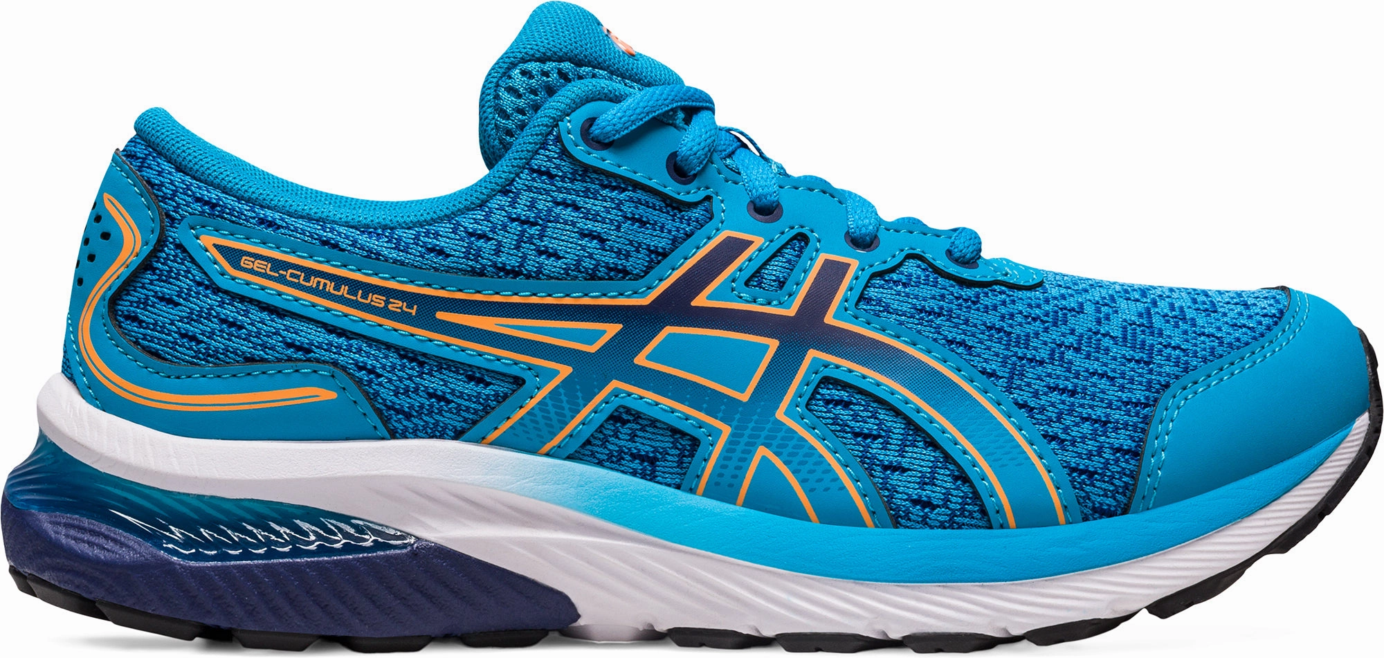 Asics Gel Cumulus 24 GS Junior Running Shoes - Blue Asics shoe options