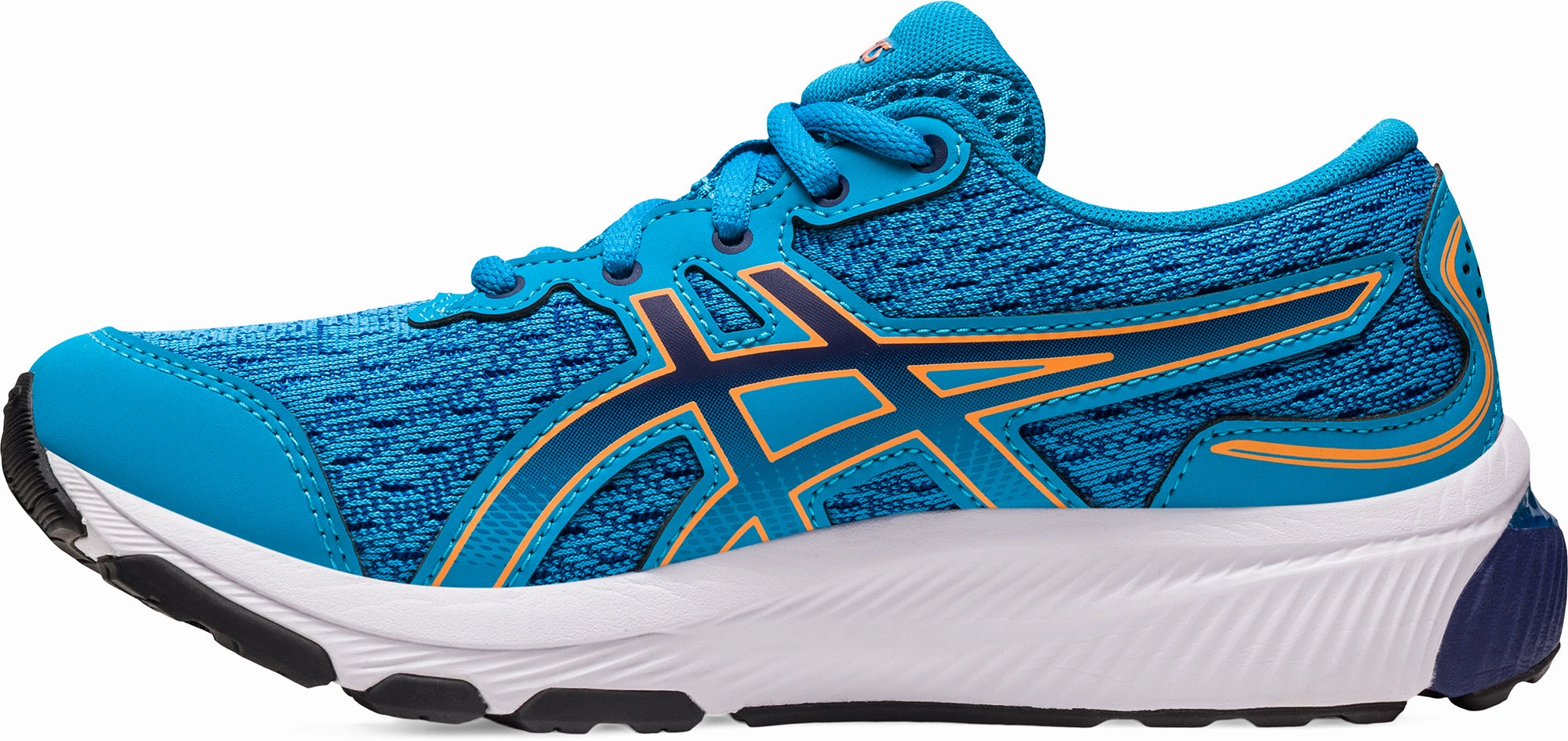 Asics Gel Cumulus 24 GS Junior Running Shoes - Blue Neutral Support Shoes