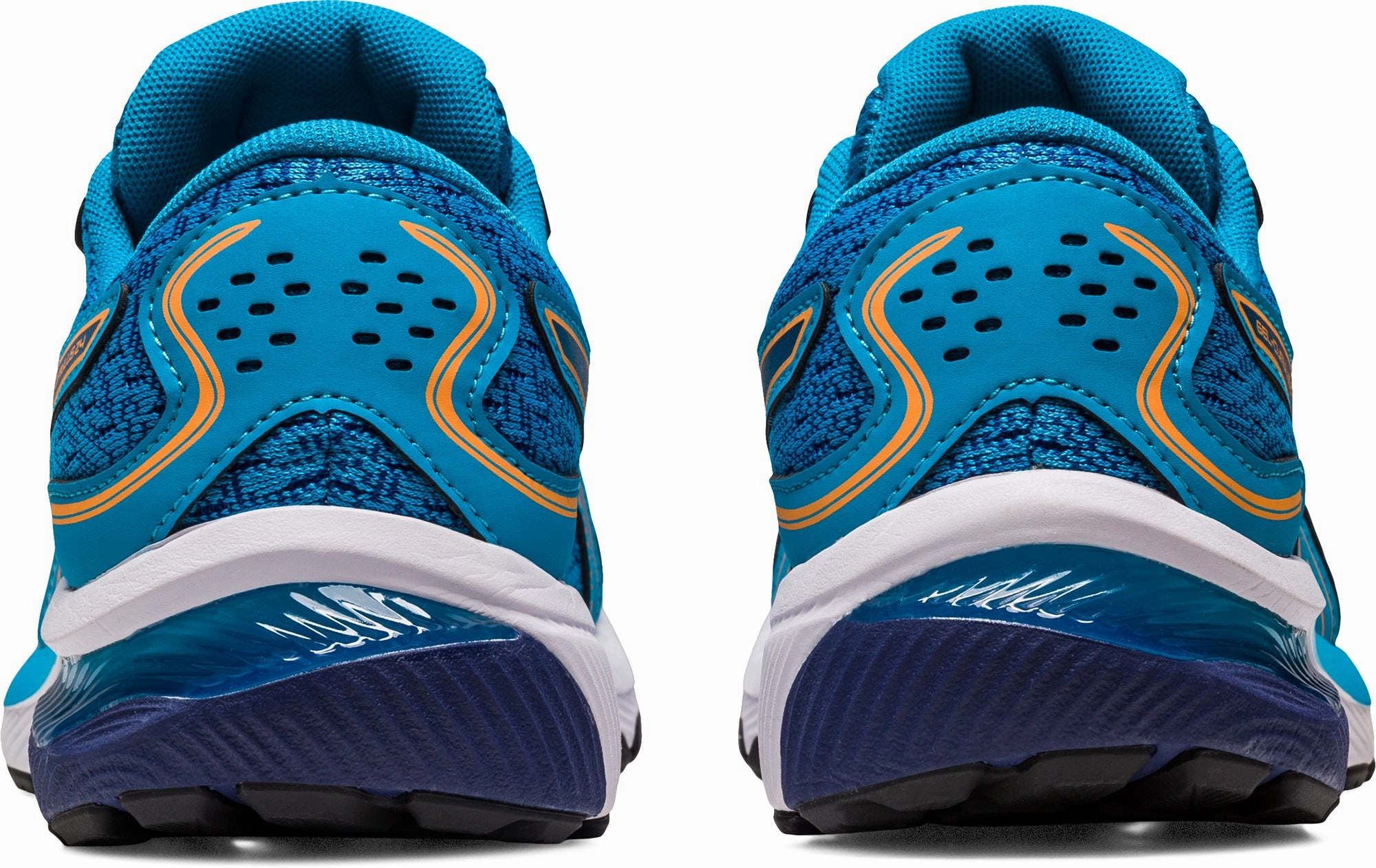 Asics Gel Cumulus 24 GS Junior Running Shoes - Blue Neutral Support Shoes