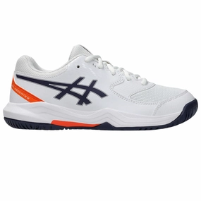 Asics Gel-Dedicate 8 GS Kids Tennis Shoes - White/Indigo Fog Asics tennis shoes