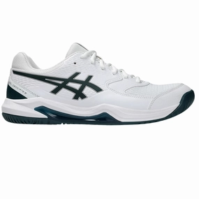 Asics Gel-Dedicate 8 Tennis Shoes  White/Saxon Green Asics tennis shoes
