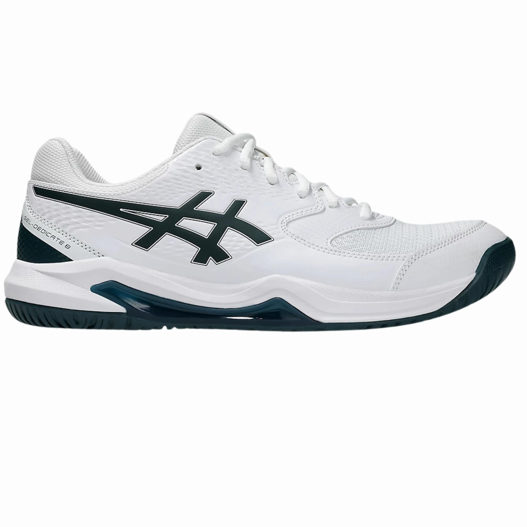 Asics Gel-Dedicate 8 Tennis Shoes  White/Saxon Green