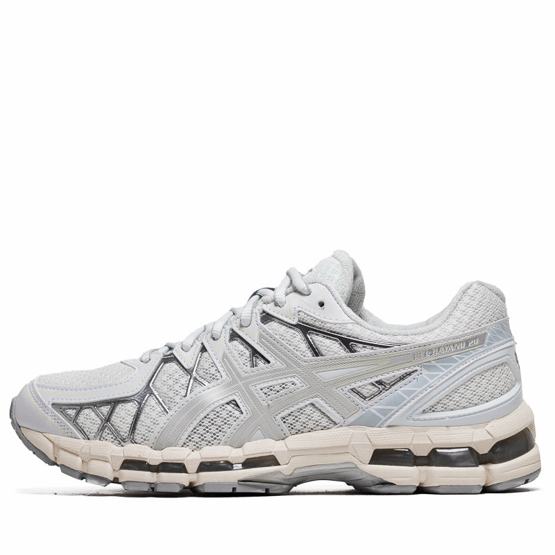 Asics Gel-Kayano 20 - White/Pure Silver Asics versatile shoes for sport and street