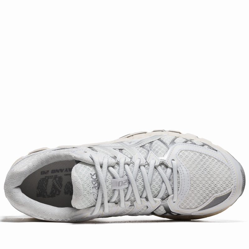 Asics Gel-Kayano 20 - White/Pure Silver Asics classic sport shoe designs