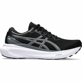 Asics Gel Kayano 30 WIDE FIT (2E) Mens Running Shoes - Black Asics athletic footwear for training sessions