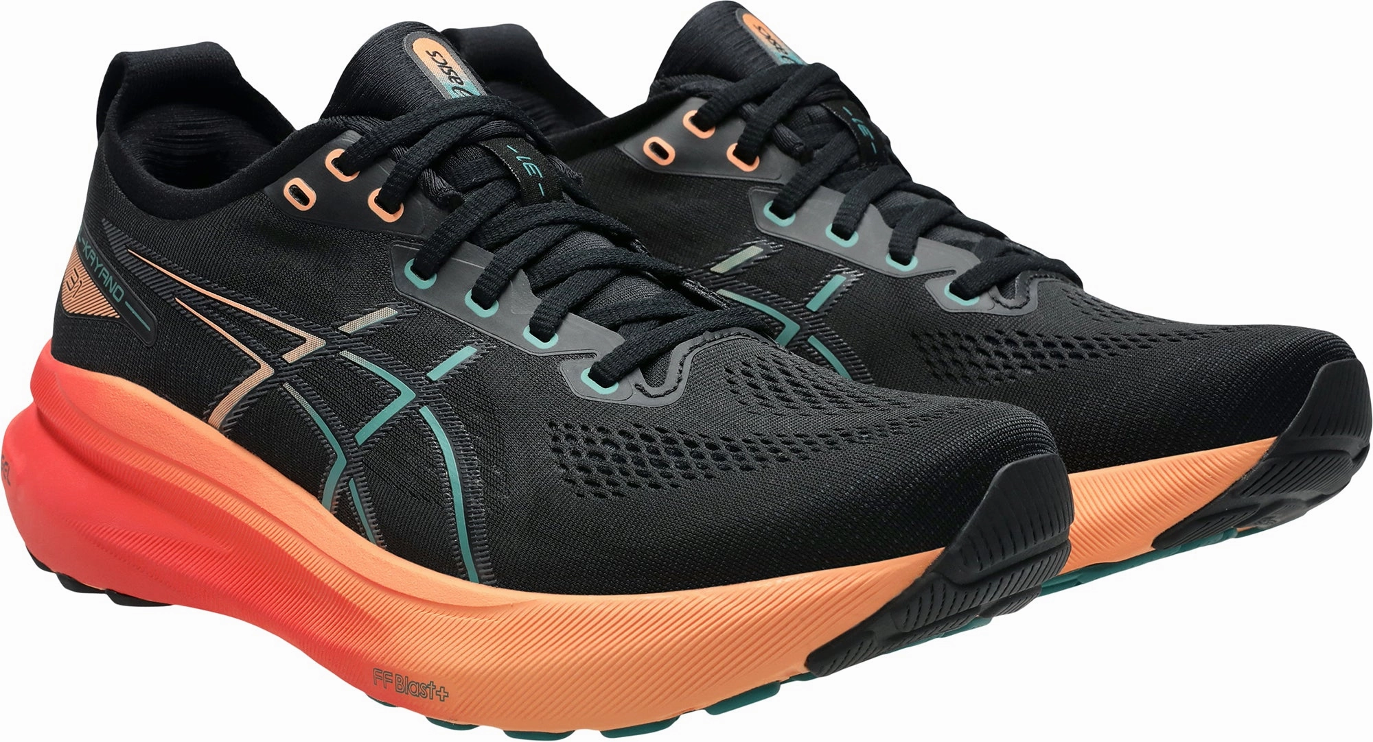 Asics Gel Kayano 31 Mens Running Shoes - Black Flexible Athletic Fit
