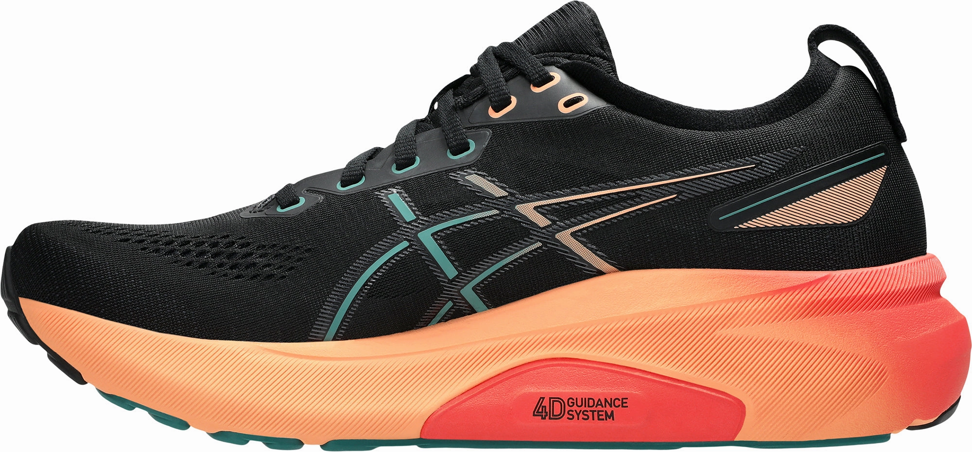 Asics Gel Kayano 31 Mens Running Shoes - Black Flexible Athletic Fit
