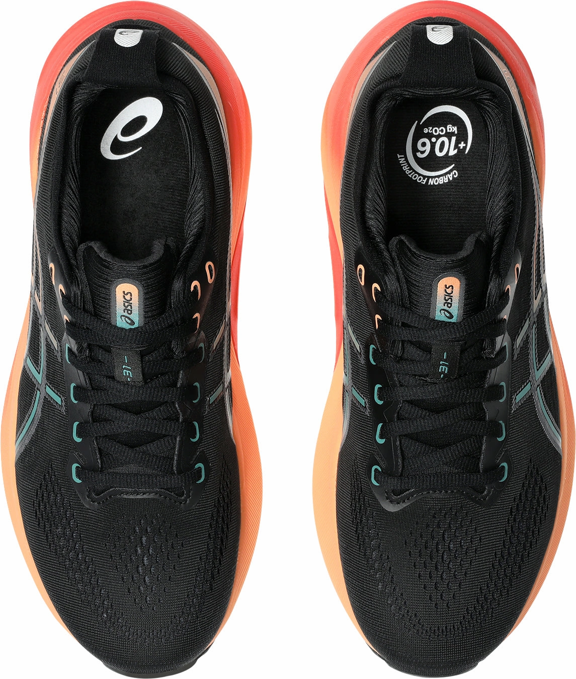 Asics Gel Kayano 31 Mens Running Shoes - Black Flexible Athletic Fit