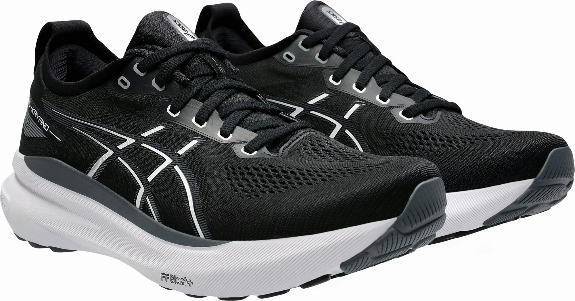 Asics Gel Kayano 31 WIDE FIT (2E) Mens Running Shoes - Black Performance Shoes