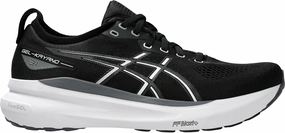 Asics Gel Kayano 31 WIDE FIT (2E) Mens Running Shoes - Black Asics athletic footwear for training sessions