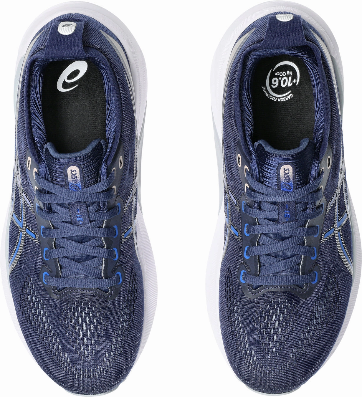 Asics Gel Kayano 31 Womens Running Shoes - Blue Flexible Athletic Fit