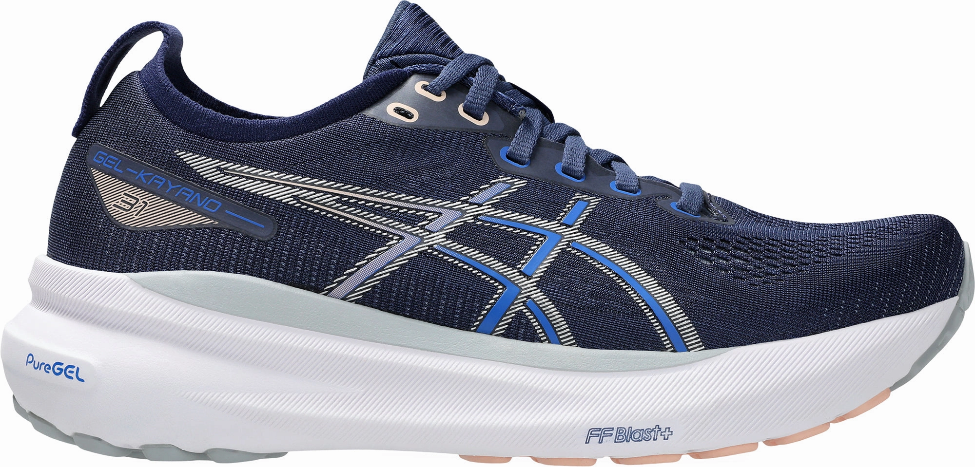 Asics Gel Kayano 31 Womens Running Shoes - Blue Asics shoe varieties