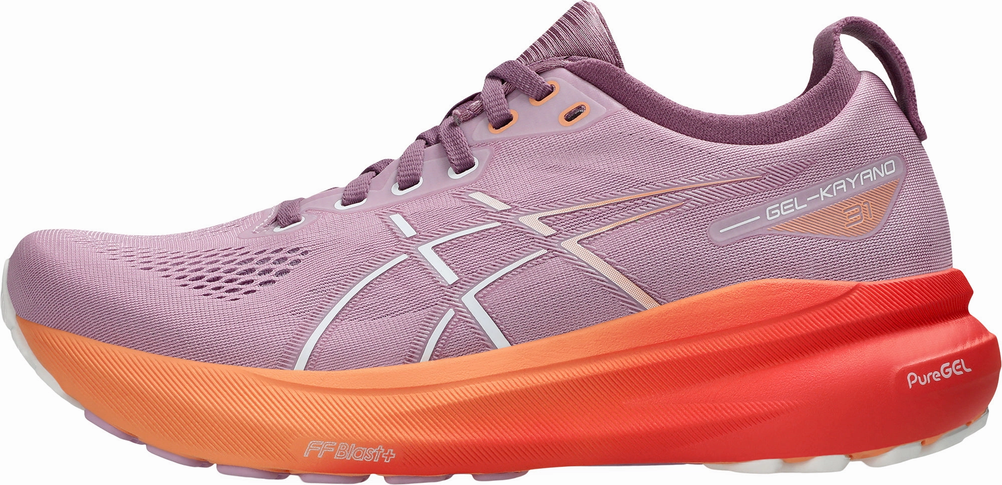 Asics Gel Kayano 31 Womens Running Shoes - Purple Flexible Athletic Fit