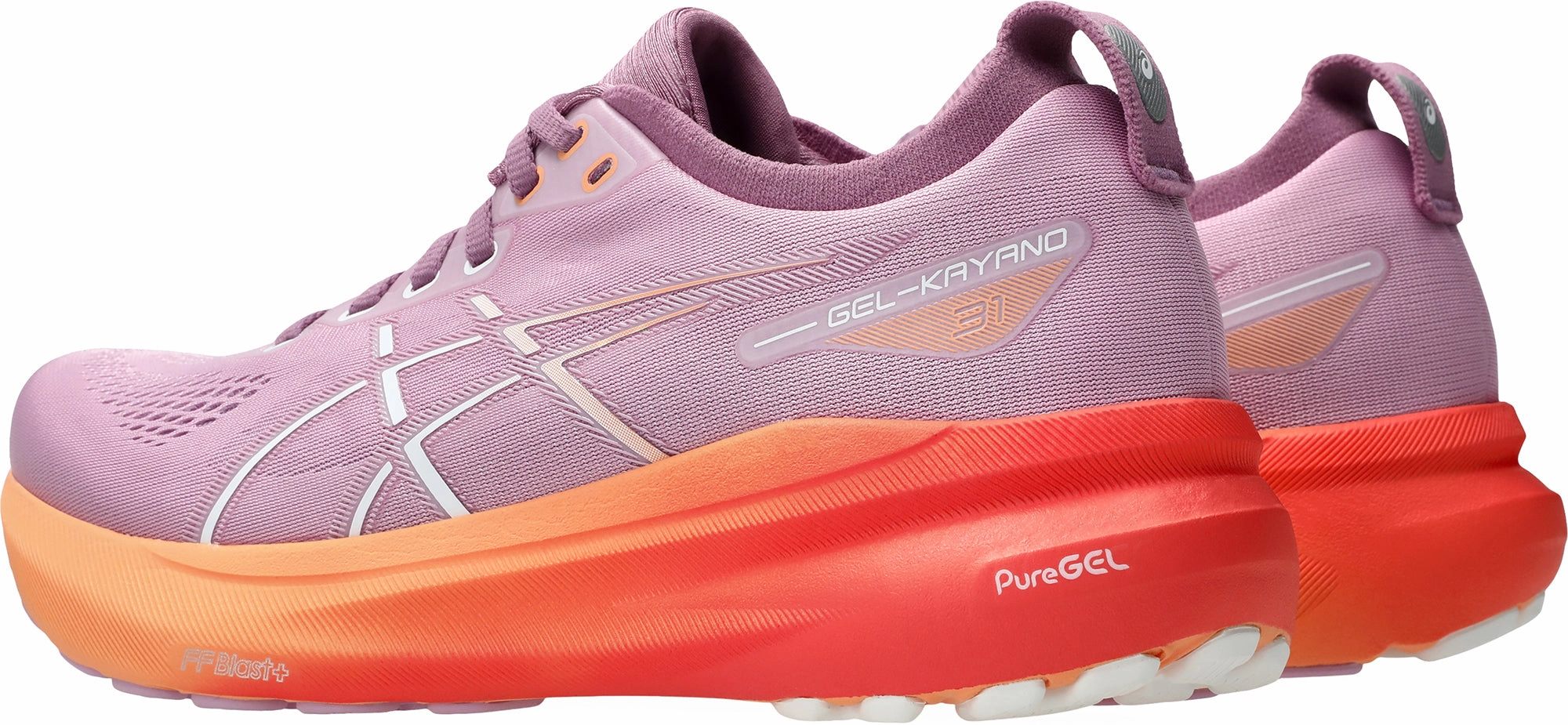 Asics Gel Kayano 31 Womens Running Shoes - Purple Flexible Athletic Fit