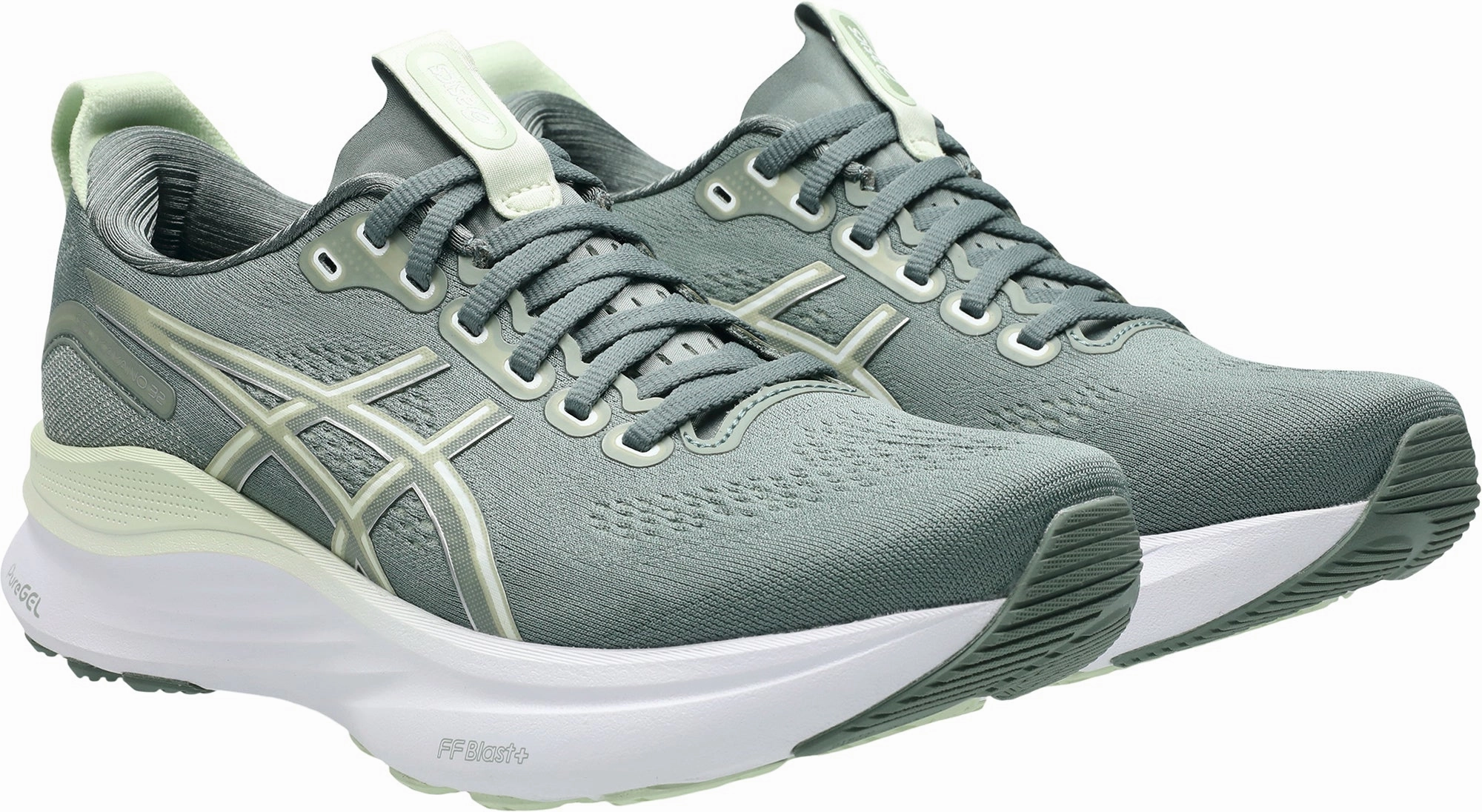 Asics Gel Kayano 32 Womens Running Shoes - Green Performance Shoes