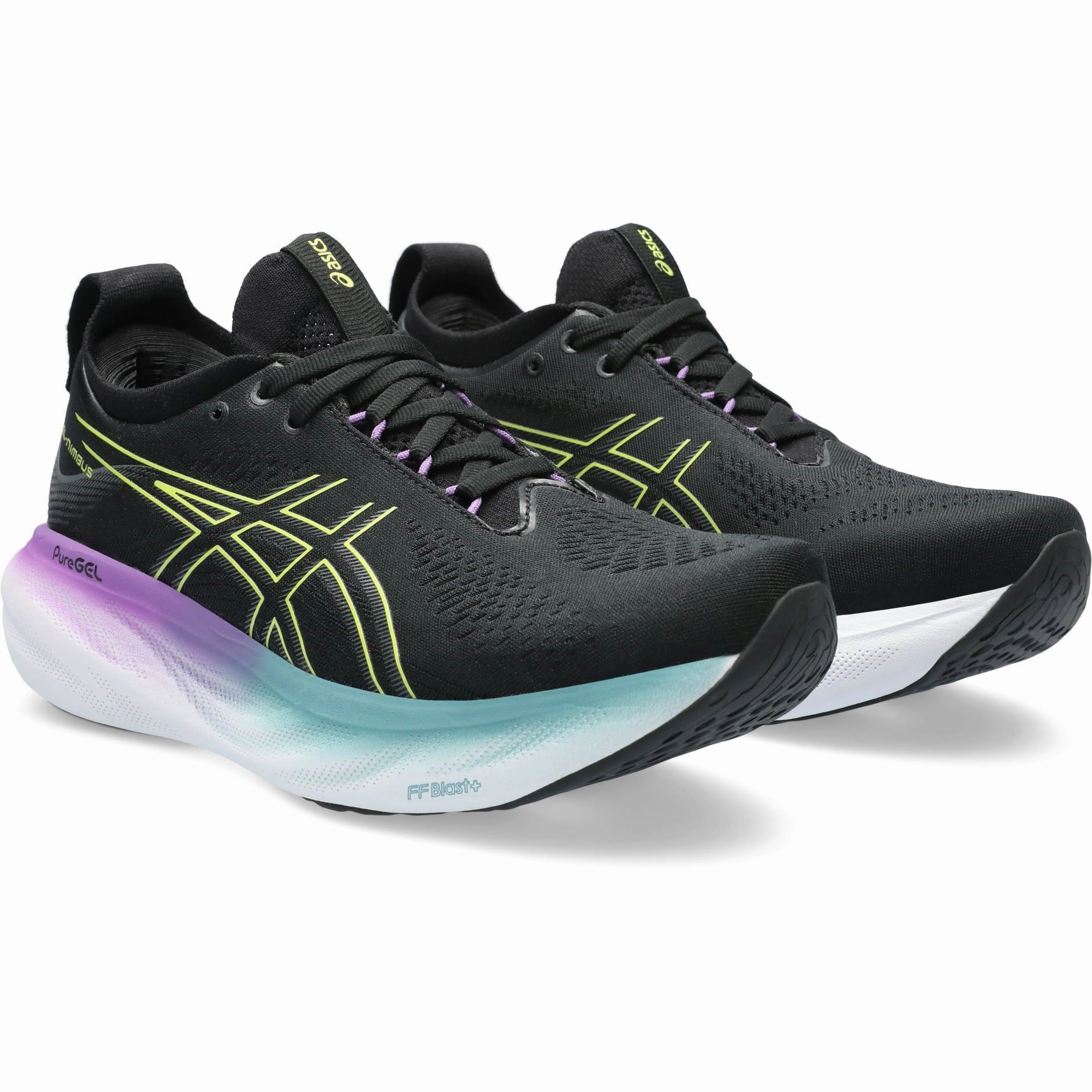 Asics Gel Nimbus 25 Womens Running Shoes - Black Performance Shoes