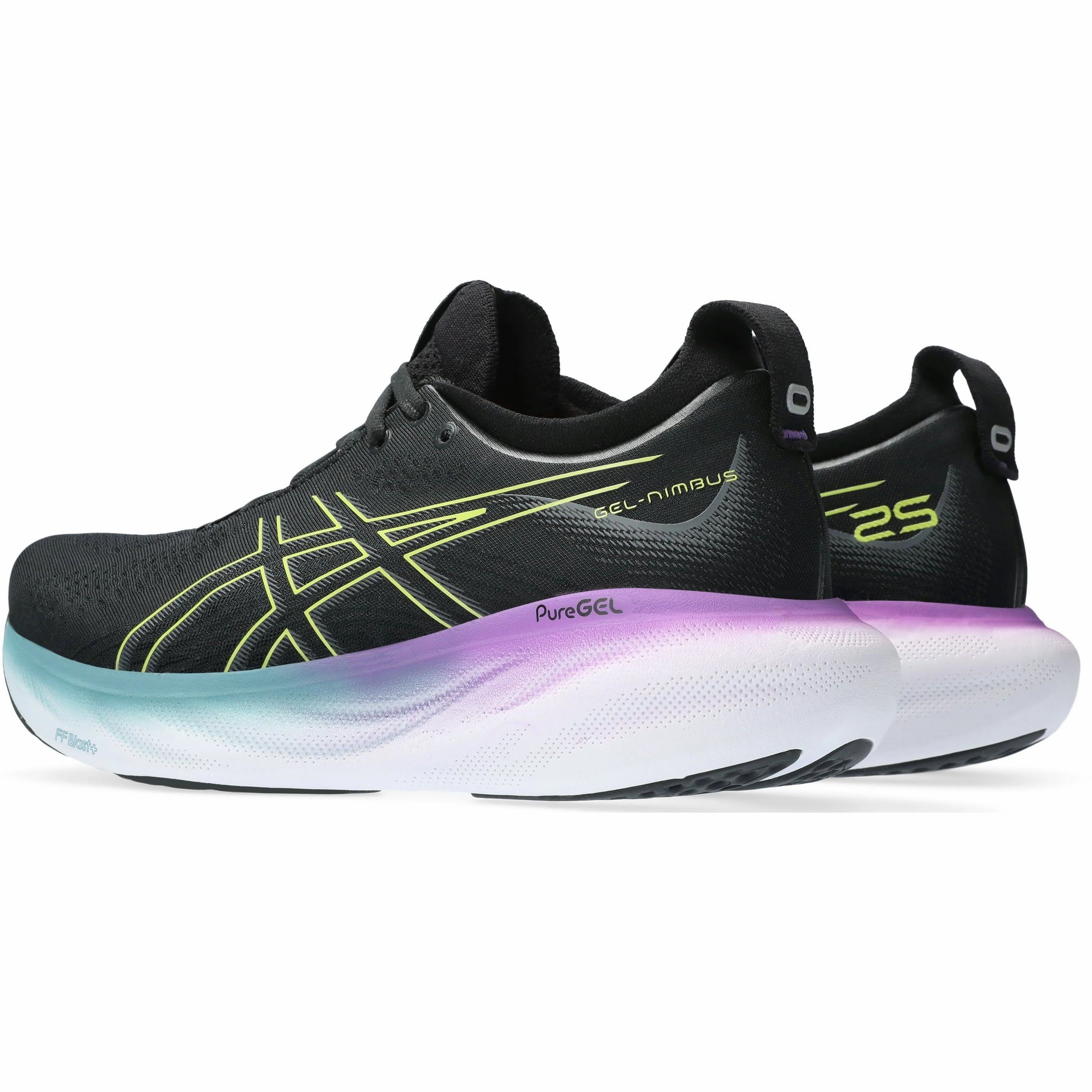 Asics Gel Nimbus 25 Womens Running Shoes - Black Performance Shoes