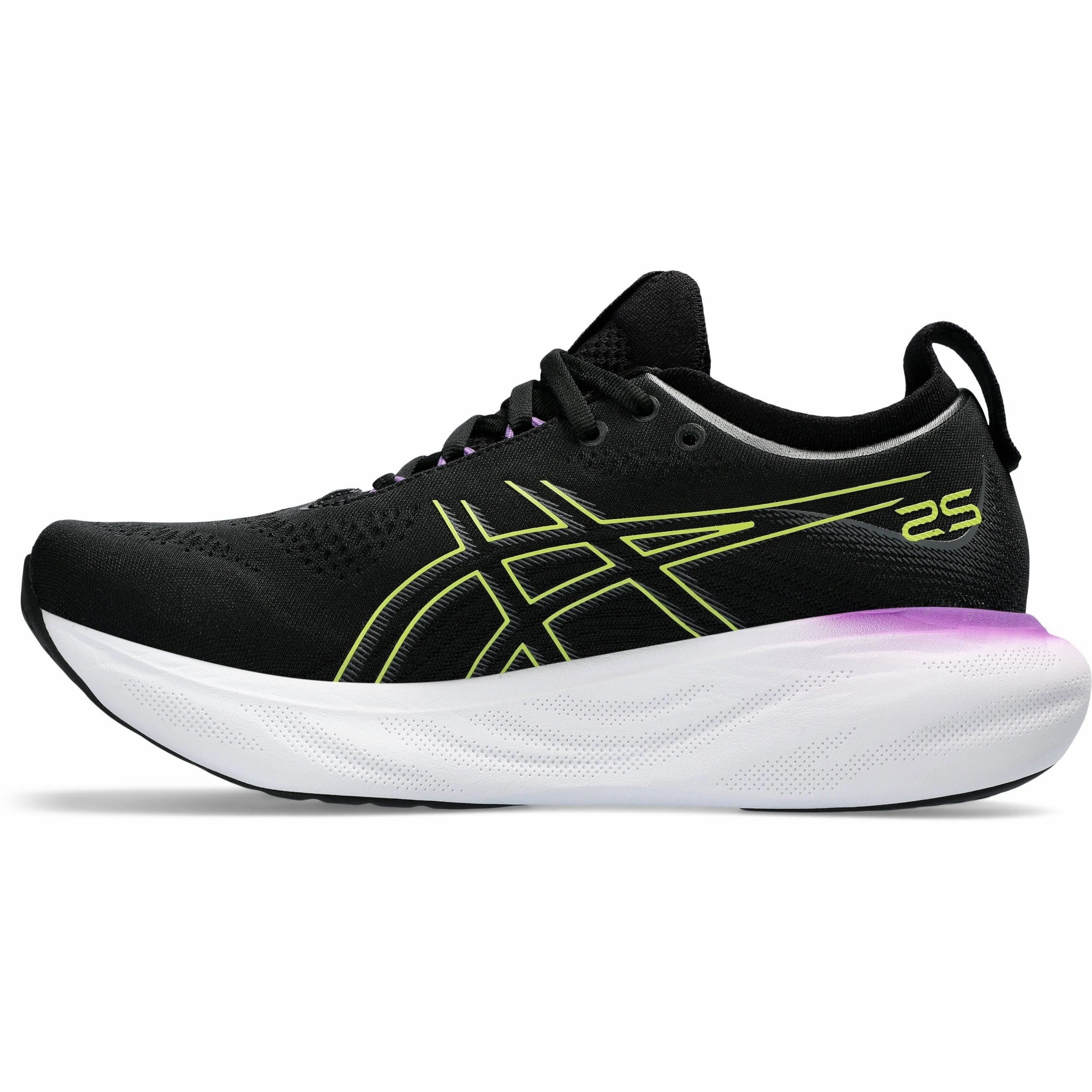 Asics Gel Nimbus 25 Womens Running Shoes - Black Performance Shoes
