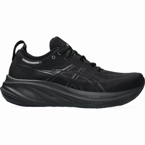 Asics Gel Nimbus 26 Mens Running Shoes - Black Asics athletic footwear for training sessions