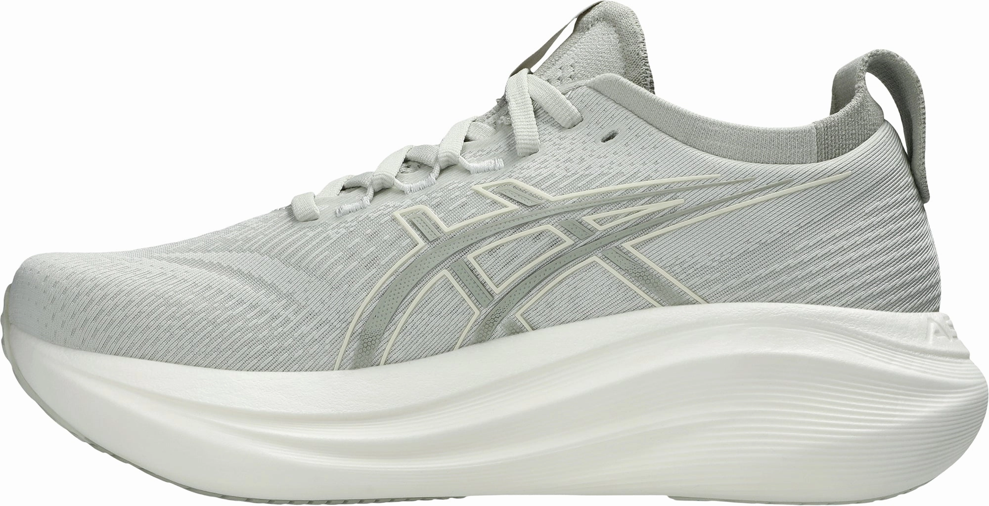 Asics Gel Nimbus 27 Womens Running Shoes - Grey Flexible Athletic Fit